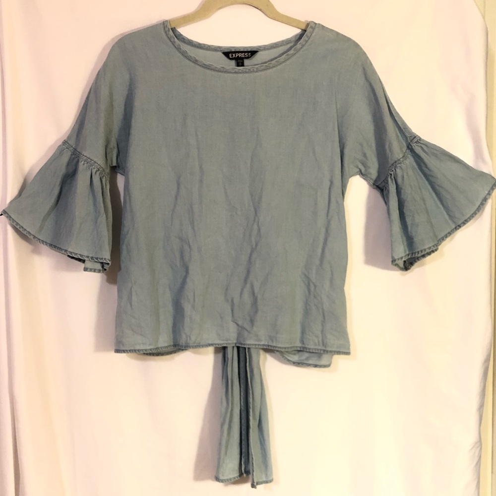 Quarter Length Bell Sleeve Top